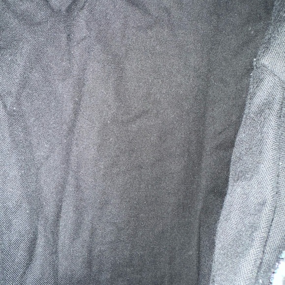 Vintage 90s Essie Velvet Floral Blouse Button Up Down Black Blue Whimsigoth Cute - Picture 6 of 6